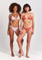 Shiwi LIZ - Bikini set - Koordsluiting - spice route brown