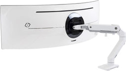 Ergotron HX - Monitorarm - 360° draaibaar - Wit