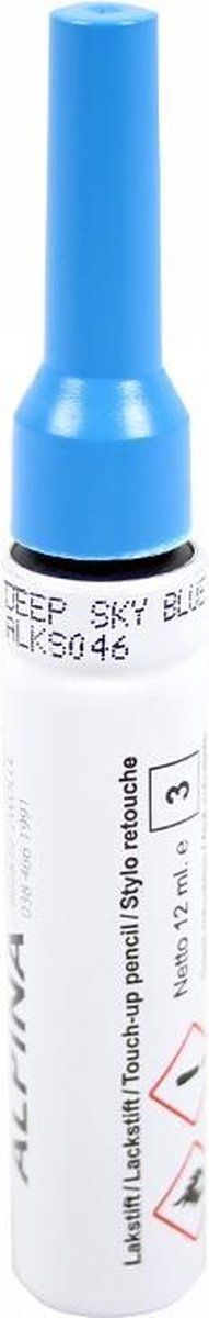 Alpina lakstift Deep Sky Blue PMS801