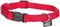 Trixie halsband hond classic rood (40-65X2,5 CM)