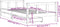 vidaXL - Kinderbedframe - met - lades - 90x190 - cm - massief - grenenhout