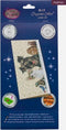 Diamondpainting Crystal Art Kaart Dierenfamilie 11x22cm