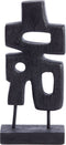 Light & Living - Ornament SILIA - 16x9x33cm - Zwart