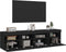 vidaXL - Tv-wandmeubels - met - LED-verlichting - 2 - st - 80x30x40 - cm - zwart