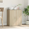 vidaXL - Dressoir - 60x31x70 - cm - bewerkt - hout - sonoma - eikenkleurig