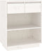 vidaXL - Wandkast - 60x34x75 - cm - massief - grenenhout - wit