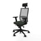 Bureaustoel met hoofdsteun Piqueras y Crespo 2D066N1 Zwart