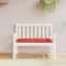 vidaXL - Tuinbankkussen - 100x50x7 - cm - oxford - stof - rood