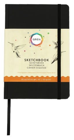 Qrea - Tekenboek a5 100gr 80vel | 20 stuks