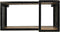HSM Collection Wandplank Brixton - 60x30 cm - mangohout/ijzer