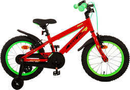 Volare Rocky Kinderfiets - Jongens - 16 inch - Rood - Twee handremmen