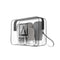 Reistasje Numada Transparant PVC Siliconen 20 x 6,5 x 13,5 cm