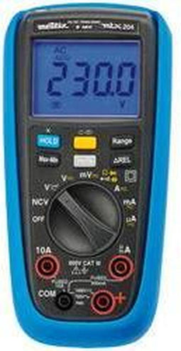 Metrix MTX 204 Multimeter Digitaal Grafisch display CAT III 600 V Weergave (counts): 6000