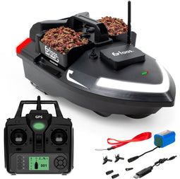 Faas Voerboot T60 - Voerboot karper - GPS en cruise control - Zwart