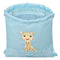 Sophie la Girafe Rugtas met Koordjes - Gerecycled Waterafstotend - Blauw 26 x 34 x 1 cm