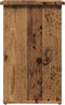 vidaXL - Dressoir - 35x35x55 cm - bewerkt hout - oud houtkleurig
