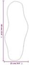 vidaXL - Wandspiegel - 60x25 - cm - goudkleurig