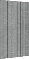 vidaXL - Dakpanelen - 36 - st - 80x45 - cm - gegalvaniseerd - staal - zilverkleurig