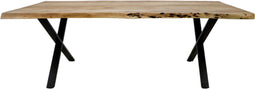 HSM Collection Eettafel SoHo - 175x90 cm - acacia/ijzer