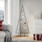 vidaXL - Kerstdecoratie - kerstboom - 150 - cm - metaal - zwart