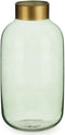 Vaas Groen Gouden Glas 14,5 x 29,5 x 14,5 cm (6 Stuks)