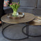 Atmooz - Salontafel Tarifa (set van 2) - Large - Rond - Industrieel - Vintage - Metalen onderstel -
