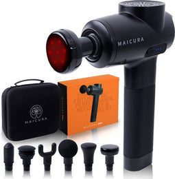 Maicura PRO - Massage Gun - Professioneel - 6 Massagekoppen - Infrarood