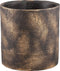 PTMD Rissa Ronde Bloempot - H30 x Ø30 cm - Cement - Goud