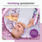 Gofun Babygym - Muzikaal Speelkleed - Activiteitenkleed - Roze - 105 x 52 cm