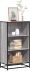 vidaXL - Boekenkast - 60x35x107,5 - cm - bewerkt - hout - grijs - sonoma - eikenkleur