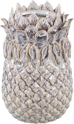 PTMD Bloempot Tamiah - 13x13x21 cm - Keramiek - Paars