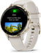 Garmin Venu 3S - Smartwatch 41mm - AMOLED-scherm - Goud Wit