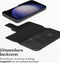 Accezz Samsung Galaxy S23 - Leather Bookcase 2-in-1 met MagSafe - Echt Nappa leer - Onyx Black