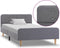 vidaXL-Bedframe-stof-lichtgrijs-90x200-cm