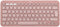 Logitech Pebble Keys 2 K380s - Mini Toetsenbord - Draadloos RF + Bluetooth - QWERTZ DE - Roze