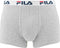 Fila - Man Boxer Elastic Band 2-pack - Grijs - Heren - maat M