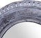 vidaXL - Spiegel - 50 - cm - gerecyclede - rubber - band - wit