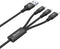 Unitek C14049BK - Kabel - USB-C naar Micro-USB/Lightning - Zwart