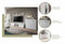 Furnilux Jam - Highboard - Tijdloos design - Wit - 35x80x88cm