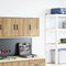 vidaXL - Garage - wandkast - bewerkt - hout - ambachtelijk - eiken
