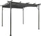 vidaXL-Pergola-met-uittrekbaar-dak-180-g/m²-3x3-m-staal-antracietkleur