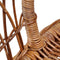 vidaXL - Tuinstoel - natuurlijk - rattan - bruin