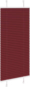 vidaXL - Plissé - rolgordijn - 55x150 - cm - stofbreedte - 54,4 - cm - bordeauxrood