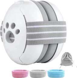 Vulpes Goods® BabyCare - Baby Gehoorbescherming PRO - 25 dB Geluidsreductie - Geschikt tot 36 maanden - Incl. 3 hoofdbanden & reistas