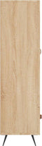 vidaXL - Hoge - kast - 69,5x31x115 - cm - bewerkt - hout - sonoma - eikenkleurig