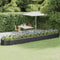 vidaXL - Plantenbak - 507x100x36 - cm - gepoedercoat - staal - antracietkleurig