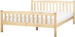 GIVERNY - Bed - Lichthout - 160 x 200 cm - Dennenhout