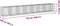 vidaXL - Schanskorf - 750x100x100 - cm - gegalvaniseerd - ijzer - zilverkleurig
