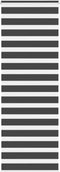 vidaXL - Zebra - rolgordijn - 90x200 - cm - stofbreedte - 85,9 - cm - zwart