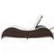 vidaXL - Ligbed - met - kussen - poly - rattan - bruin